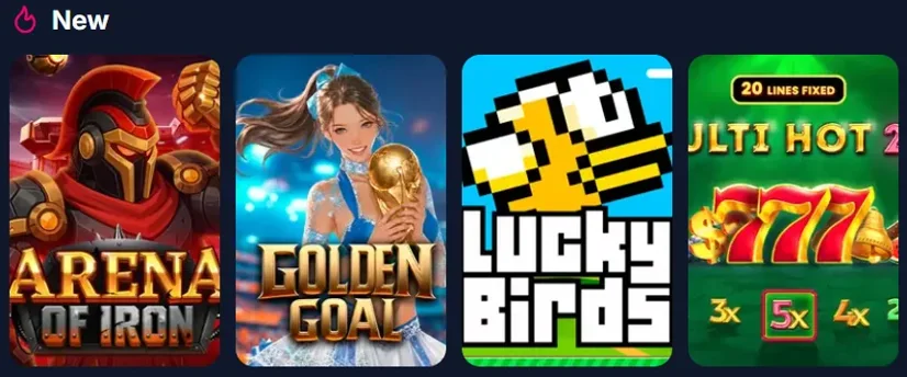 Lukkly'de yeni slotlar: Arena of Iron, Golden Goal, Lucky Birds ve Multi Hot 777